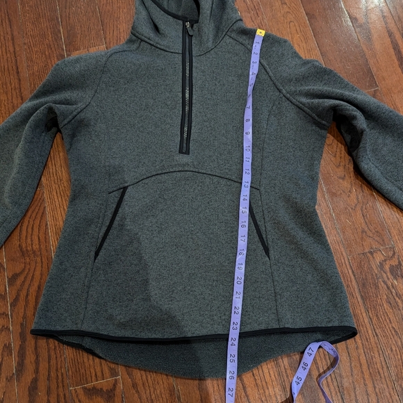 Lululemon Fleece & Thank You Pullover Heathered Black / Black - size 10 - Picture 8 of 10